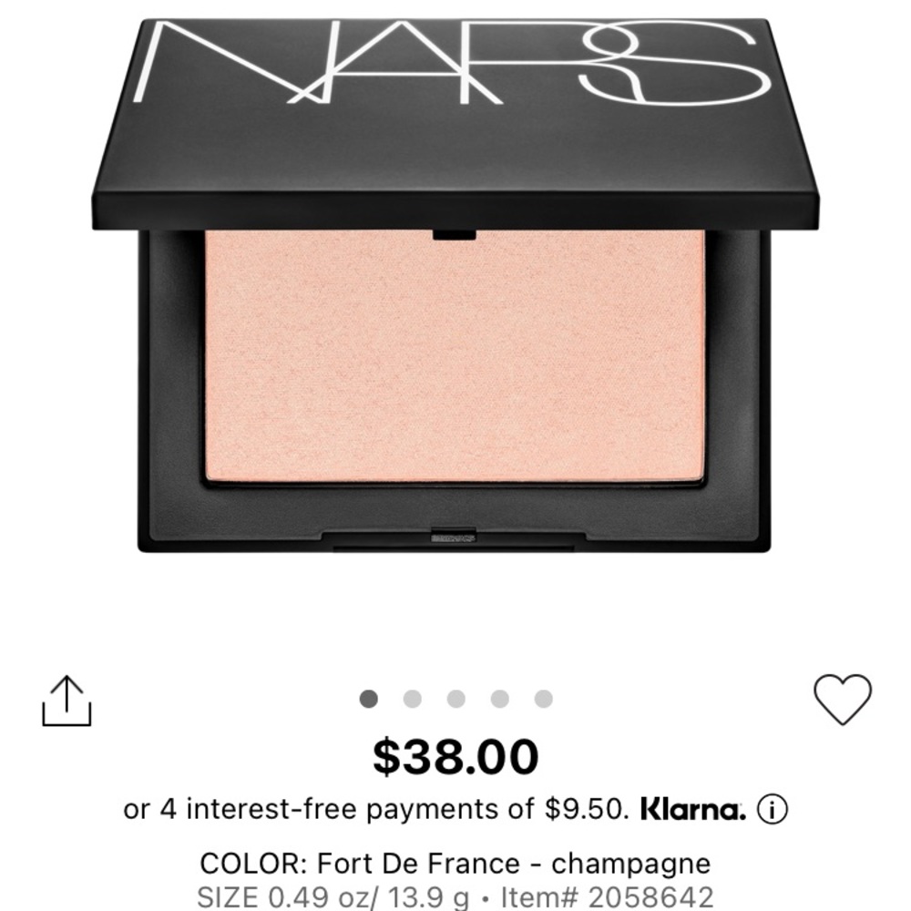 NARS highlighter fort de France. Used once.